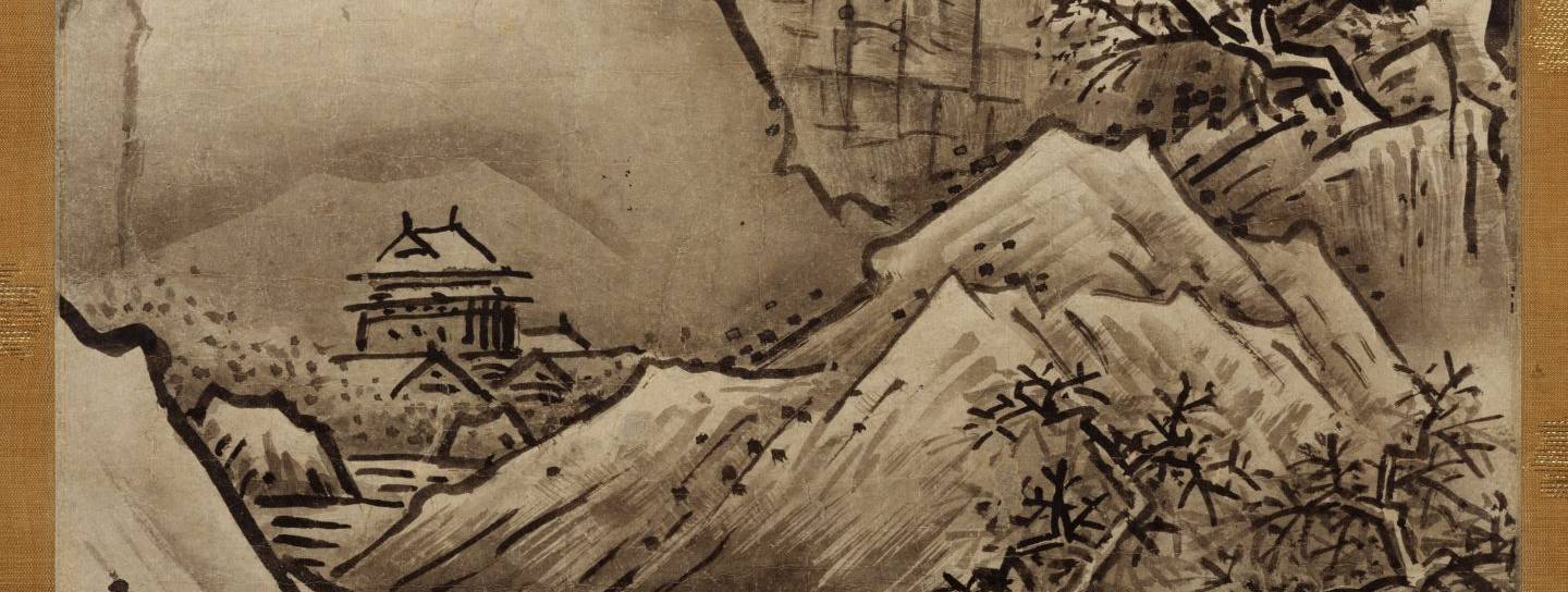 "Herbst- und Winterlandschaft" von Sesshū (1420-1506).