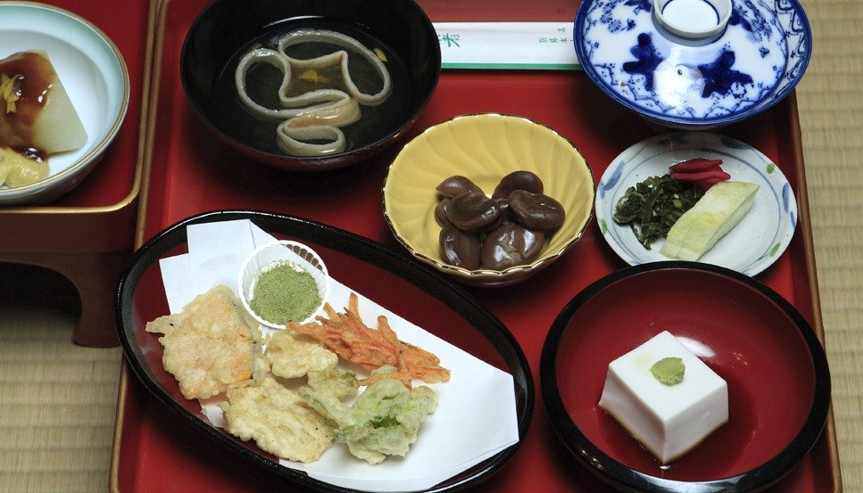 Abendessen Tempel Japan Koyasan