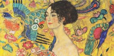 Gustav Klimt Dame mit Fächer