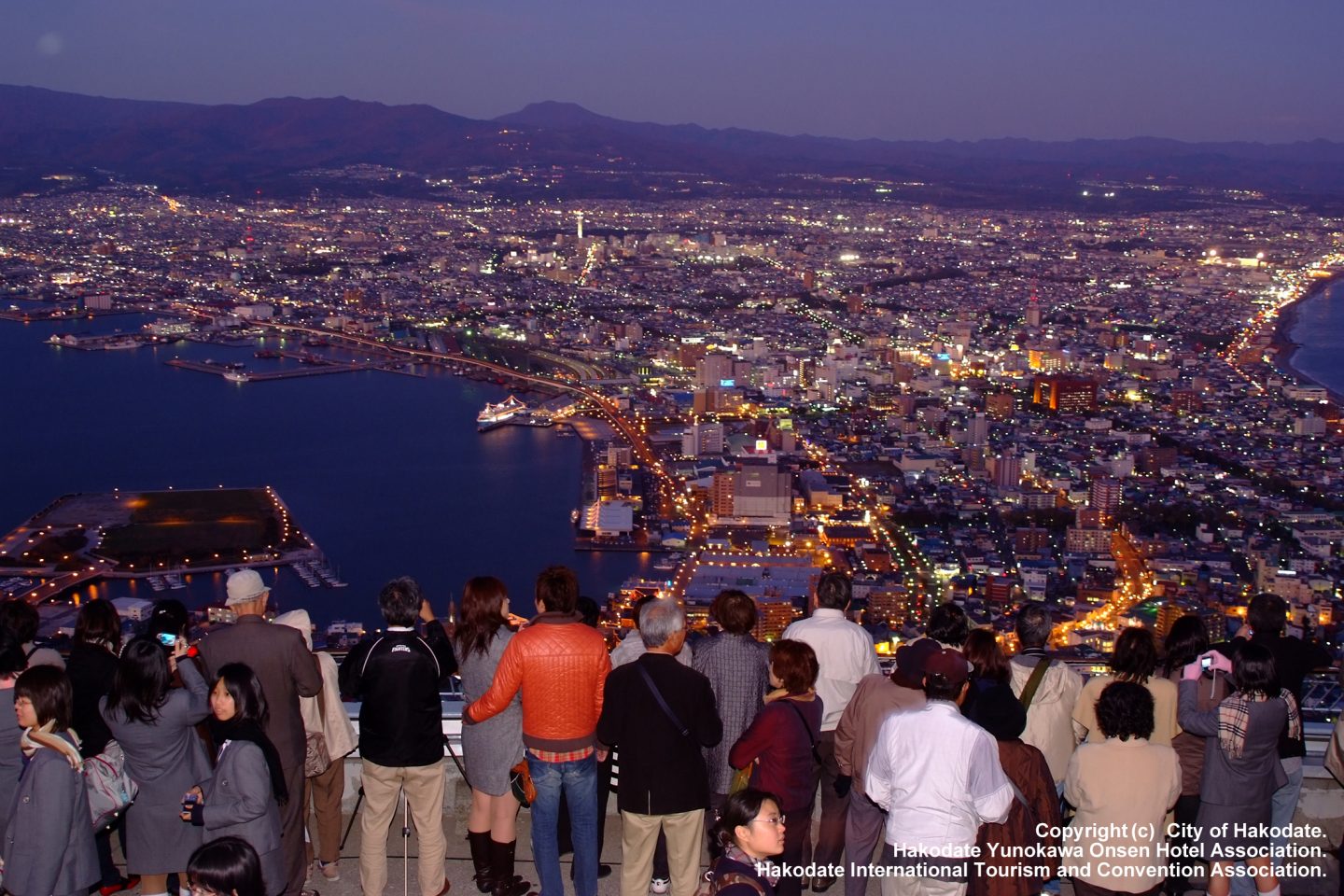 Hakodate Nacht Aussicht