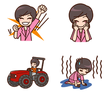 Abe Akie Line-Sticker