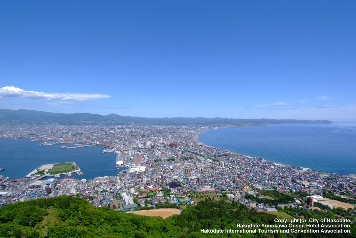 Aussicht Hakodate Berg