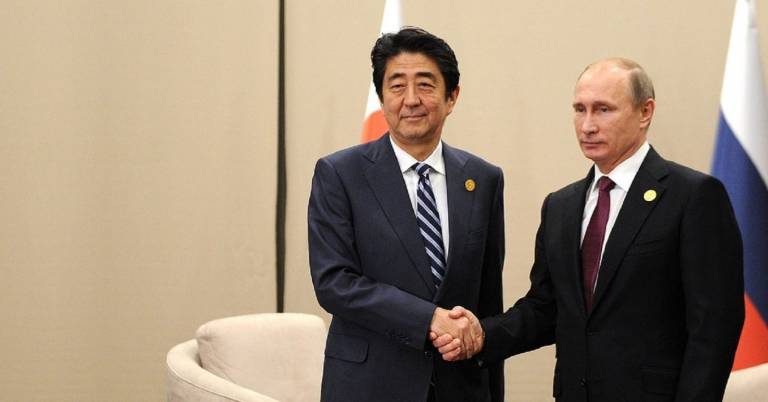 Putin Abe Friedensvertrag