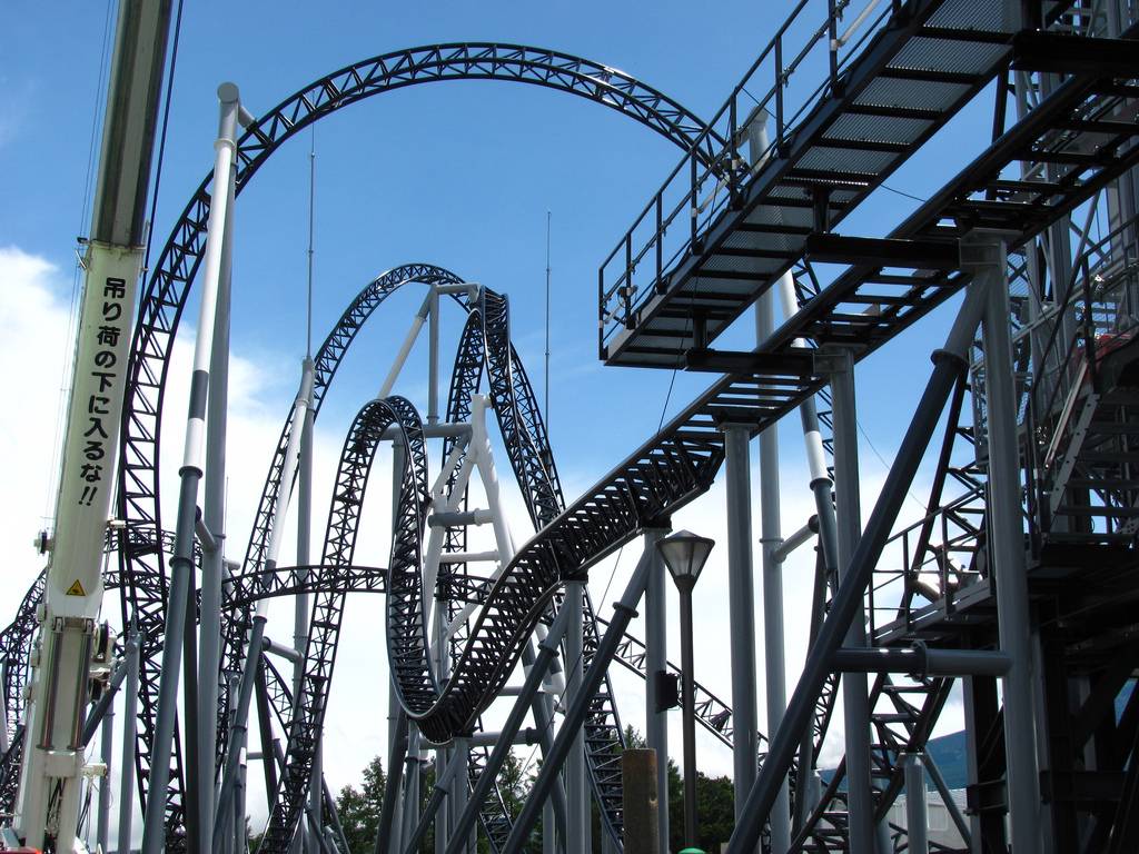 Fuji-Q Highland Fuji-san Vergnügungspark Achterbahn Japan