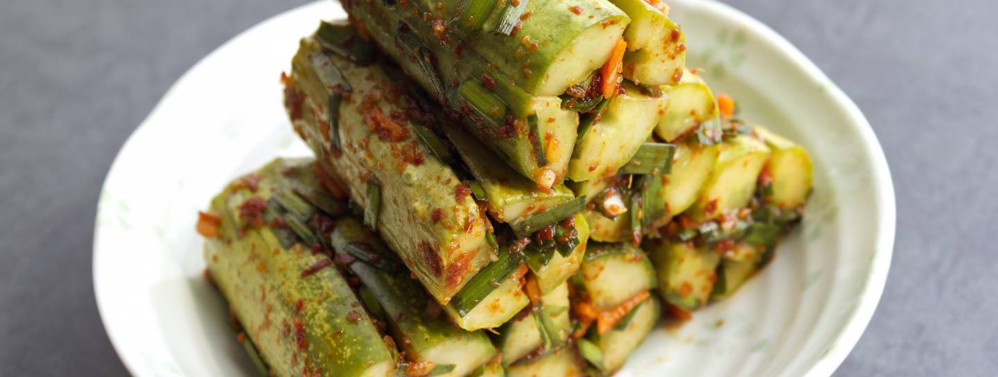 Gurken-Kimchi Rezept Japan Koreanisch-Japanisch