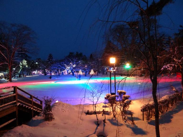 Hirosaki Snow Lantern Festival in Hirosaki