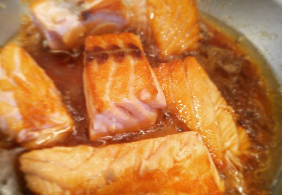 lachs teriyaki