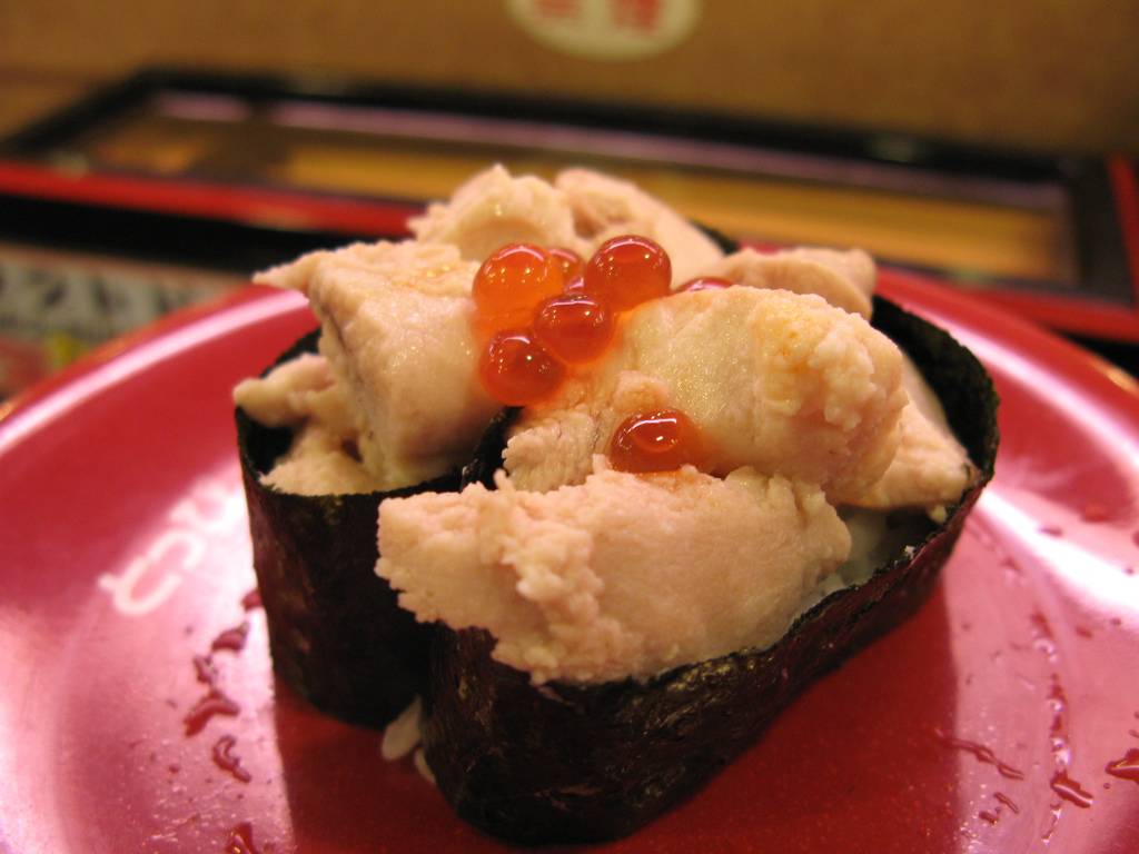 Natto Ekel-Essen Japan Gericht Shirako Fisch-Sperma