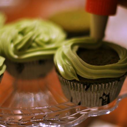 Matcha Zuckerguss Frosting Rezept