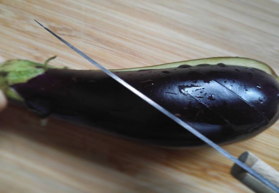 gefüllte aubergine