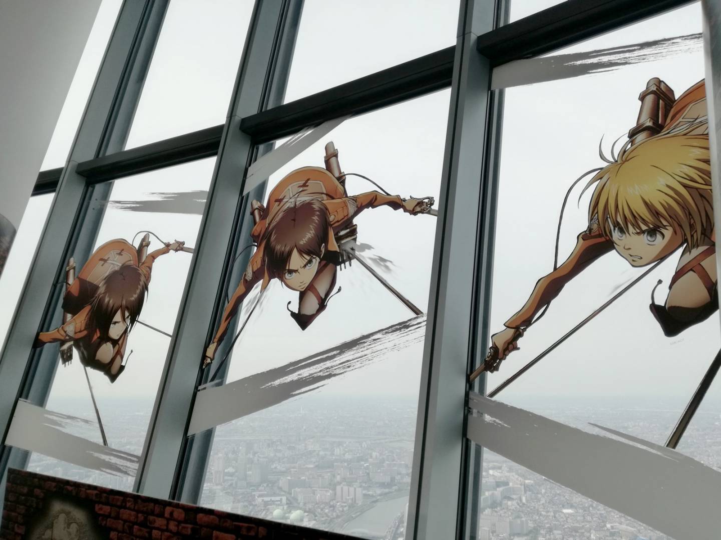 Attack on Titan Tokyo Skytree Ausstellung