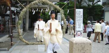 nagoshi no harae 夏越の祓 Japan Ritual Shinto Kultur Tradition