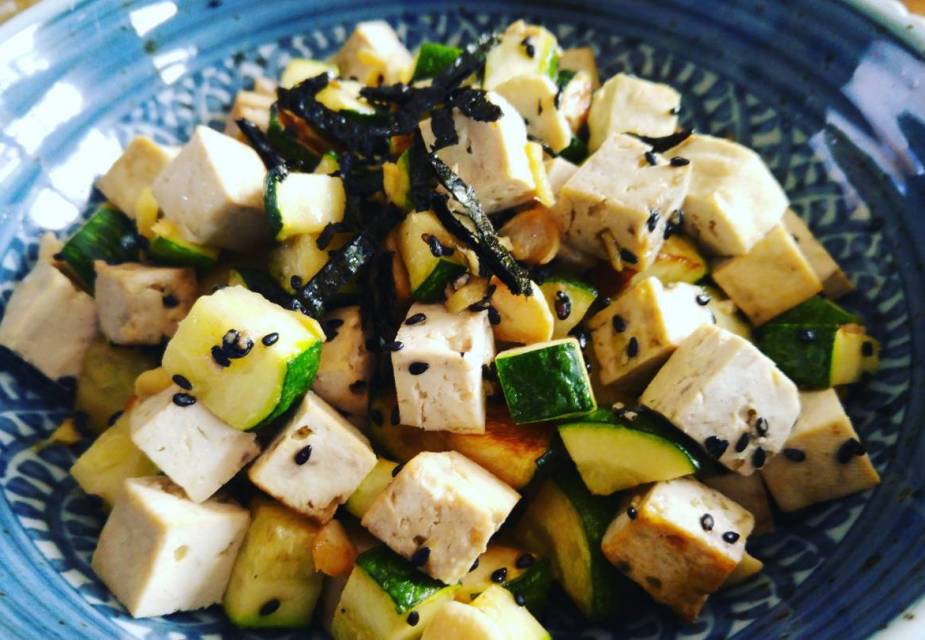 Tofu-Zucchini-Pfanne