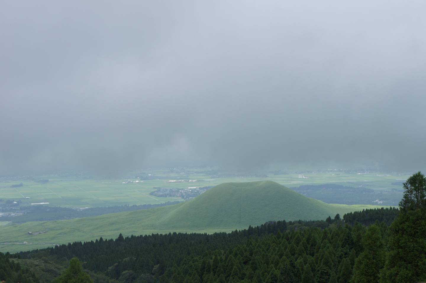 Vulkanlandschaft in Aso