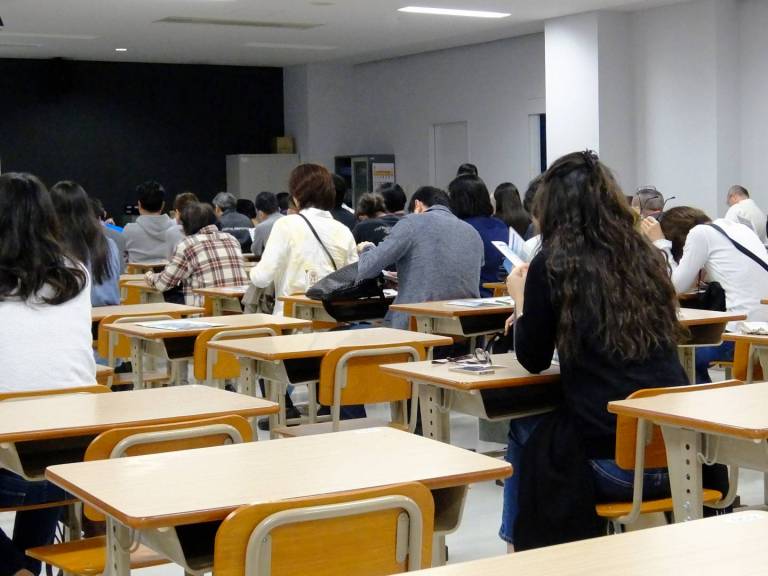 Unterrichtsraum in Japan