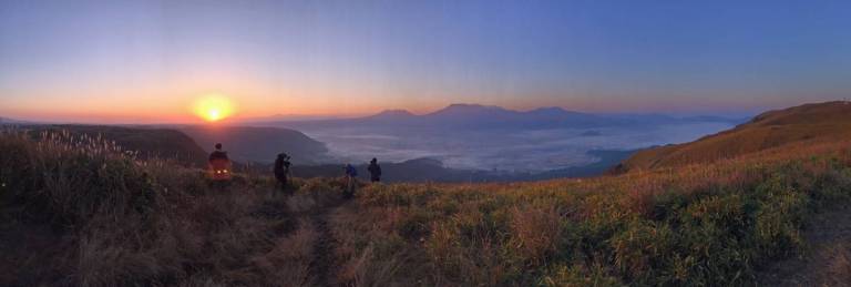 Sonnenaufgang am aso