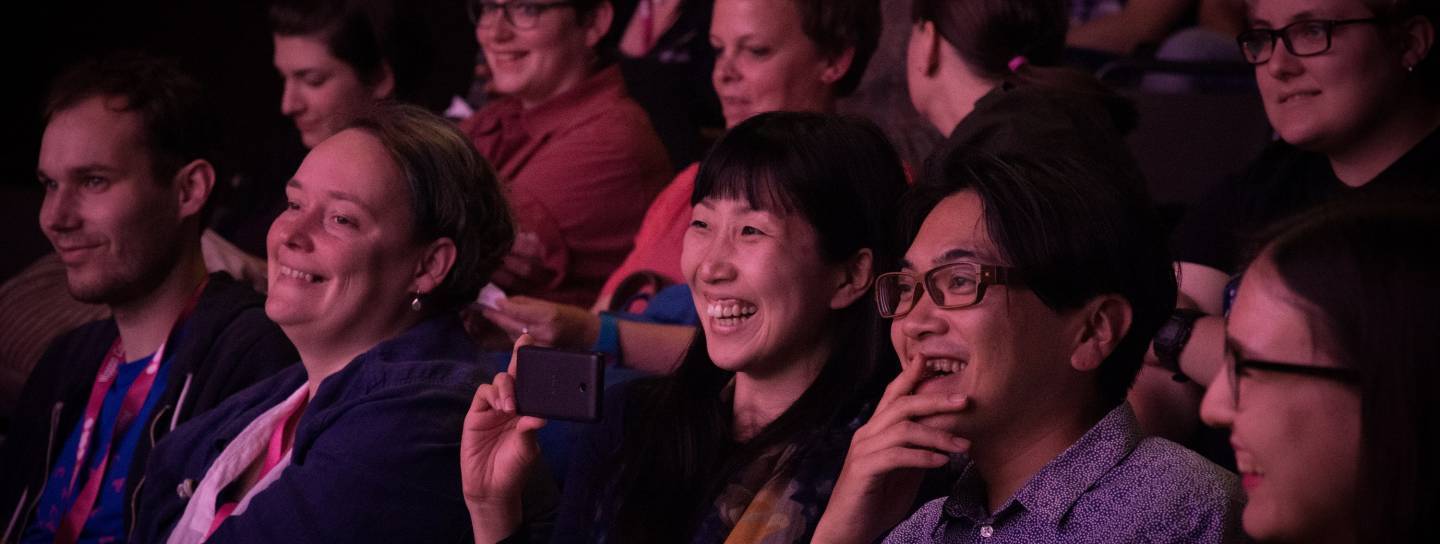 Lachendes Kinopublikum bei der Nippon Connection