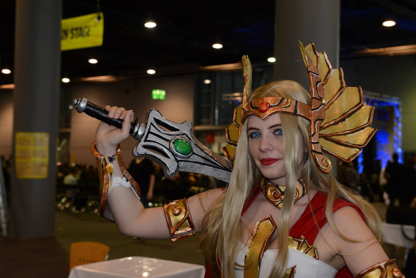 Cosplayerin bei der German Comic Con