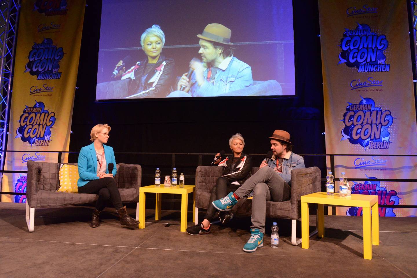 Stars von "Primeval" bei einem Panel auf der German Comic Con