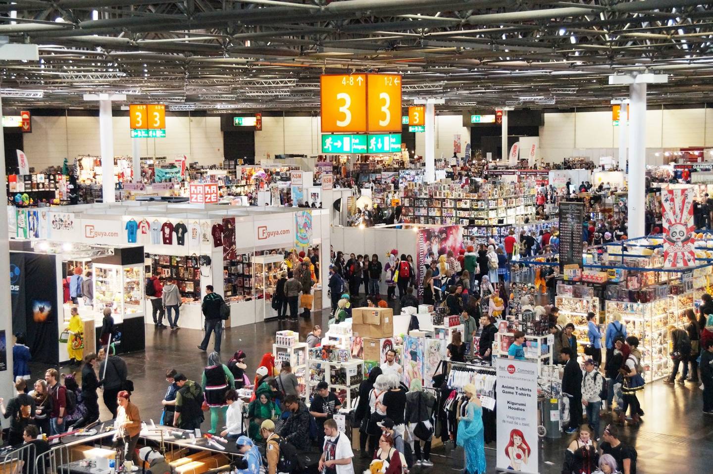 Ausstellerbereich auf der DoKomi.