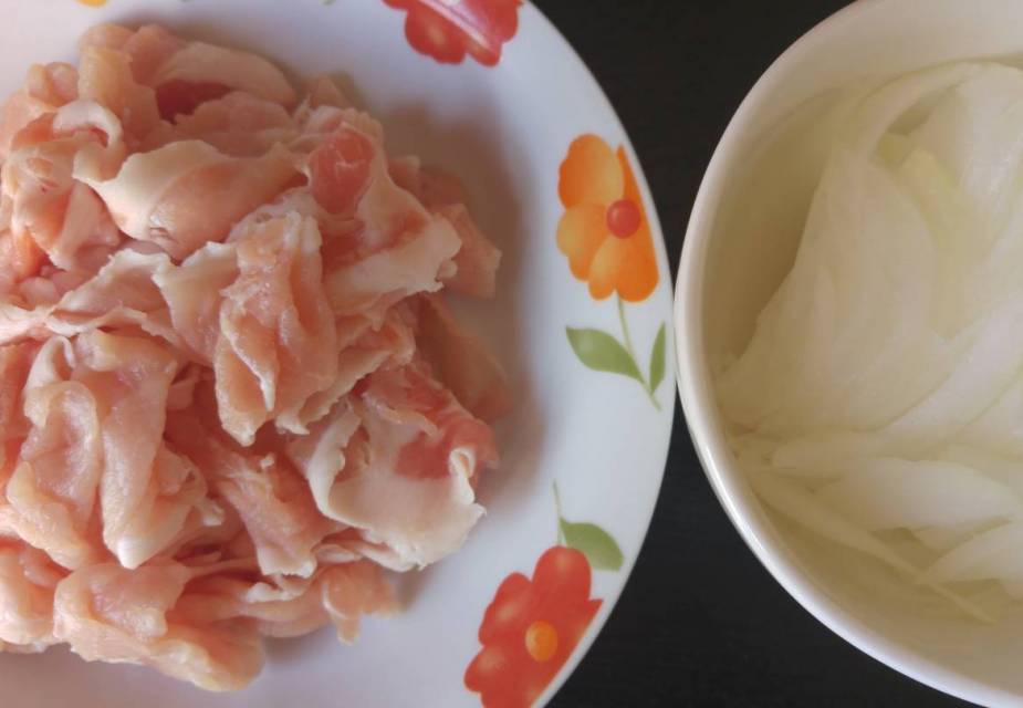 Zutaten für Shabu Salat mit Zitronen Ingwer Dressing