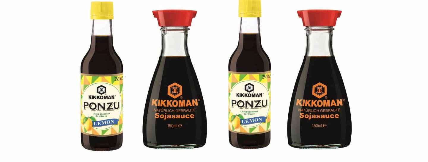 Kikkoman Sojasauce und Ponzu