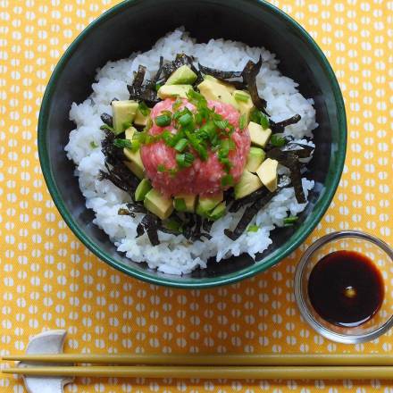 Die japanische Negitoro Bowl mit deutschem Touch.