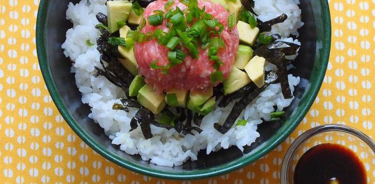 Die japanische Negitoro Bowl mit deutschem Touch.