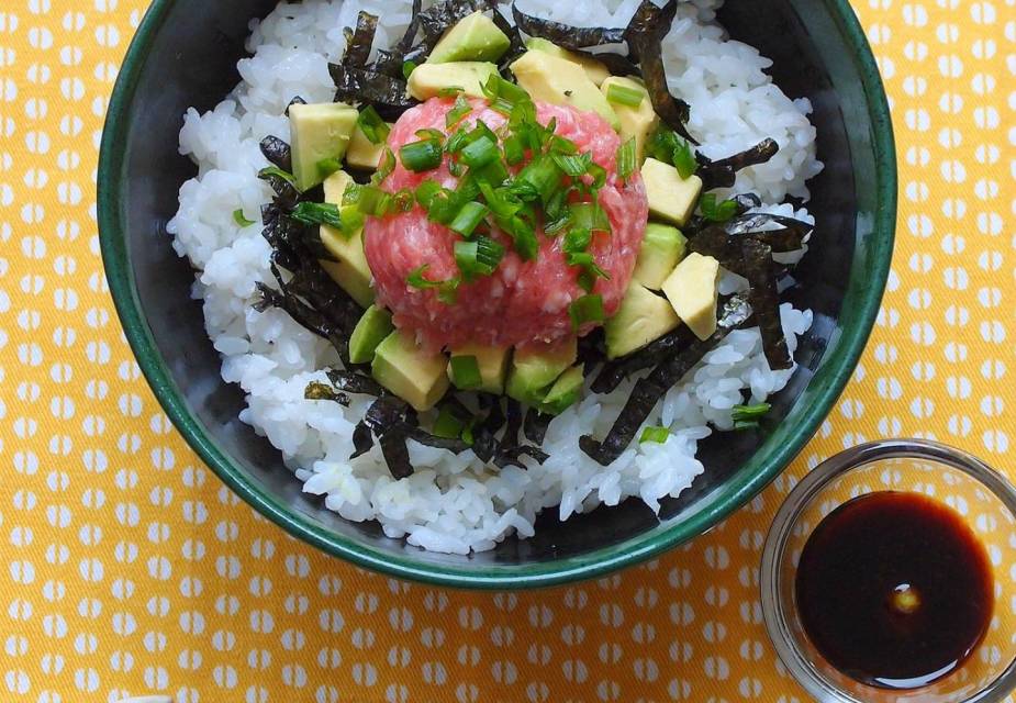 Die japanische Negitoro Bowl mit deutschem Touch.