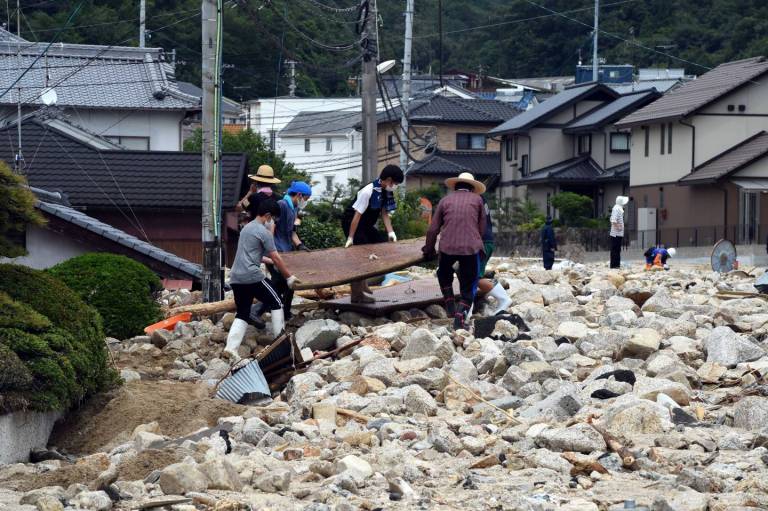 unwetter japan