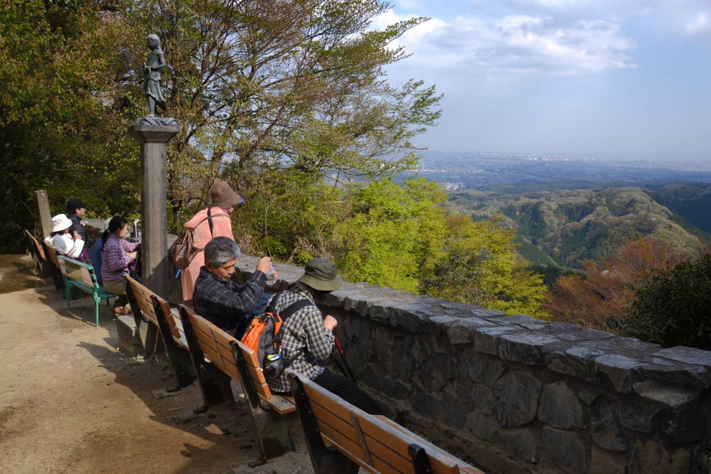 aussicht vom takao san in japan