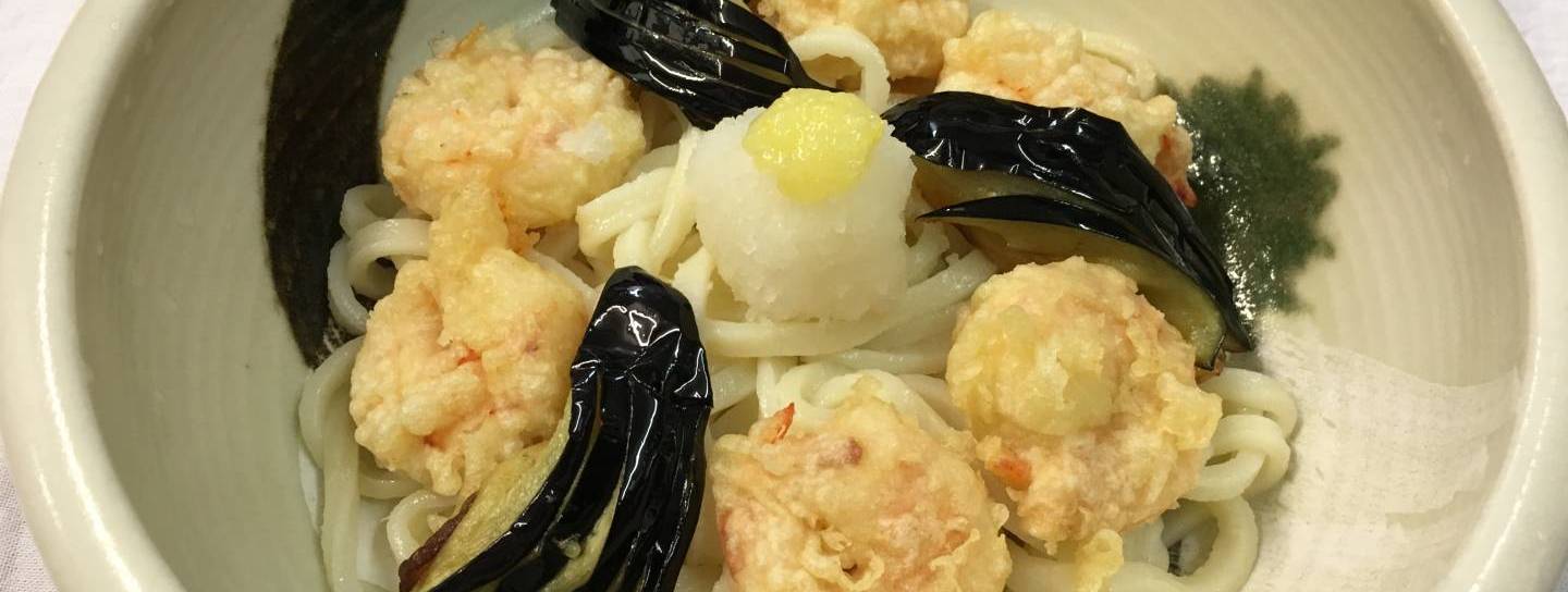 Undon mit Tempura