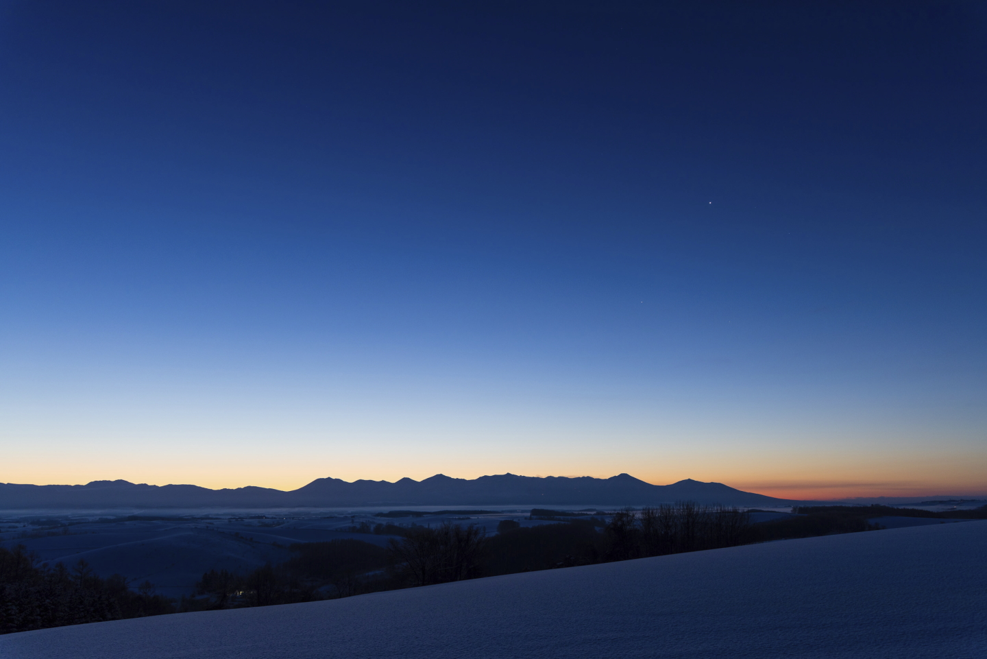 schneelandschaft japan