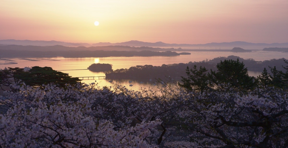 Sonnenaufgang über Matsushima