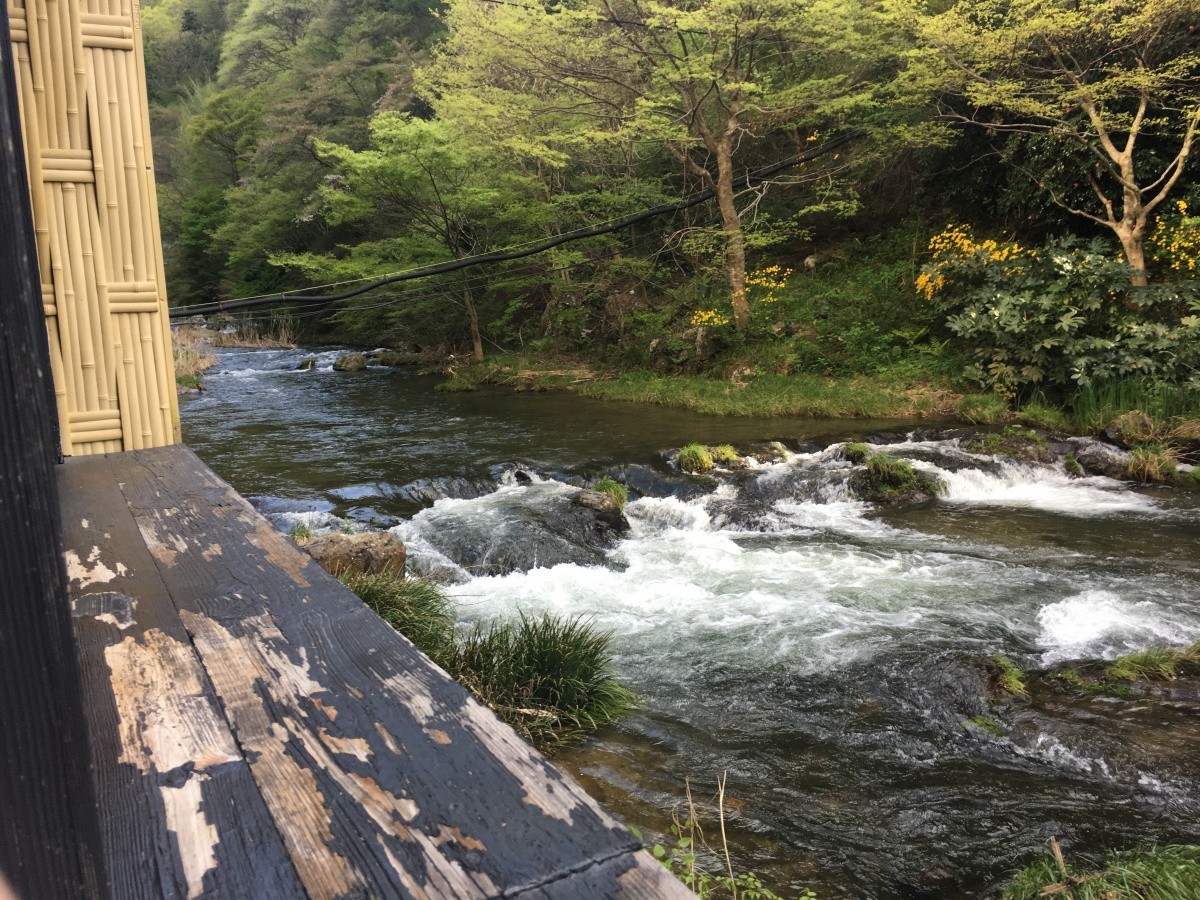 Natürliches Thermalwasser in Tohoku.