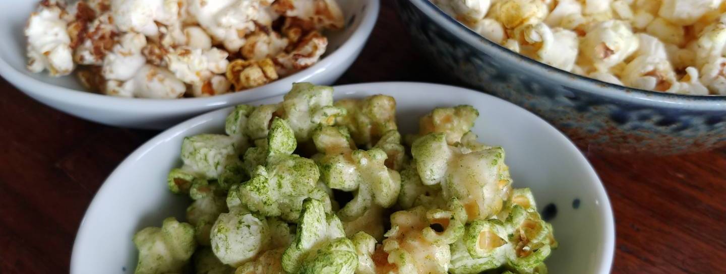 Popcorn mit japanischem Geschmack