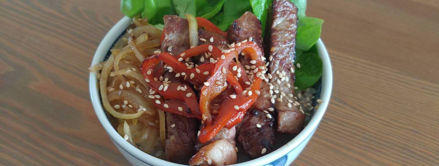 Teriyaki Steak Domburi