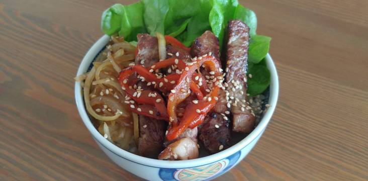 Teriyaki Steak Domburi