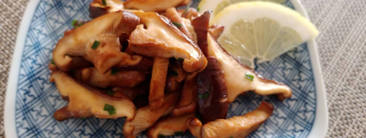 Shiitake in Sojasaucen-Butter