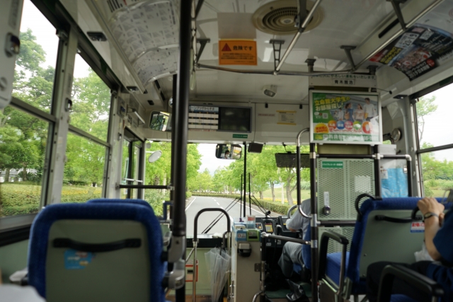 bus von innen in Japan