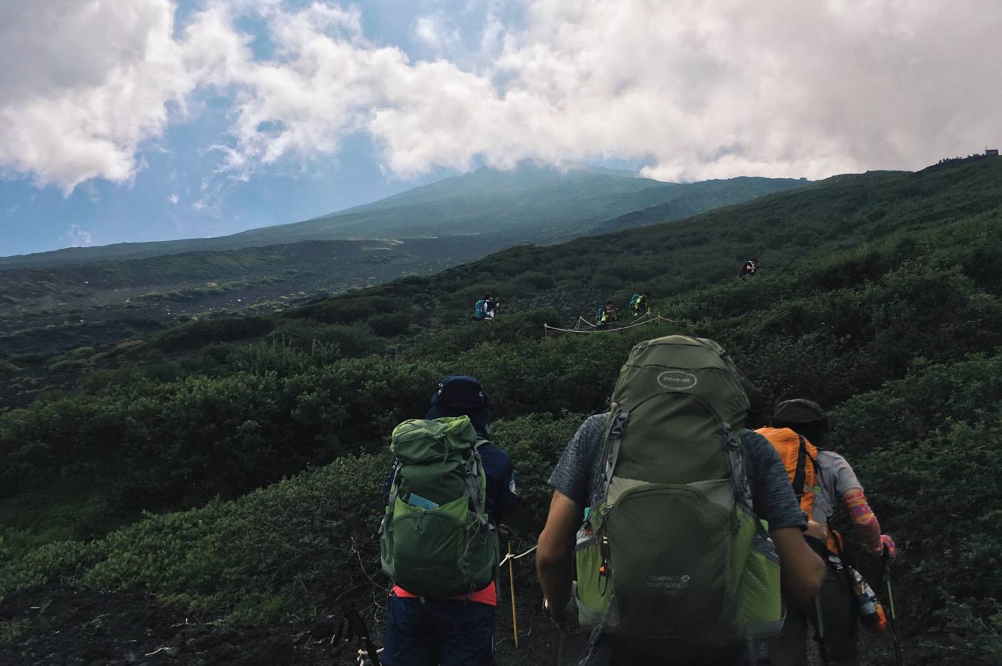 Besteigung des Fuji