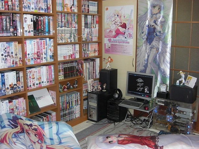 Otaku Zimmer mit zahllosen Manga und Fan-Memorabilien