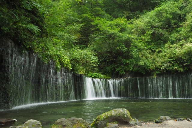 Der Shiraito Wasserfall in Karuizawa