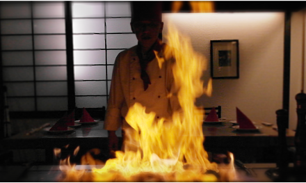 flamme über teppanyaki grill