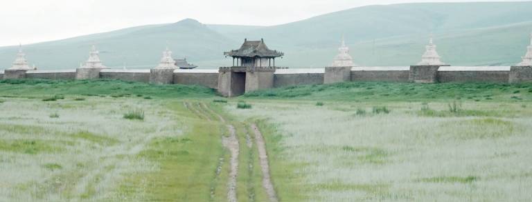 mauer der alten hauptstadt der Mongolei