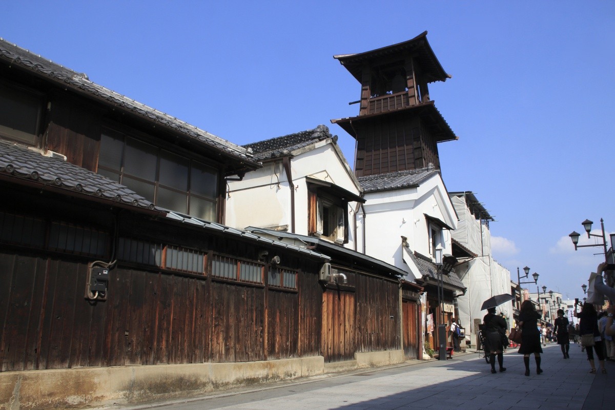 historische Straße in Kawagoe