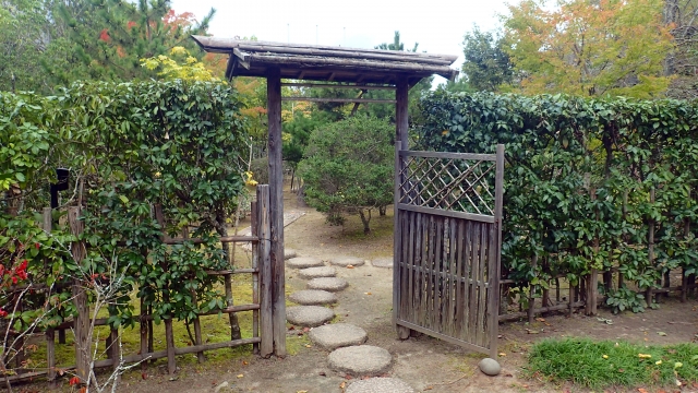 Tor zu einem japanischen Teegarten