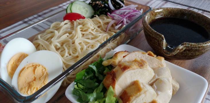 Tsukemen mit Hühnerbrust