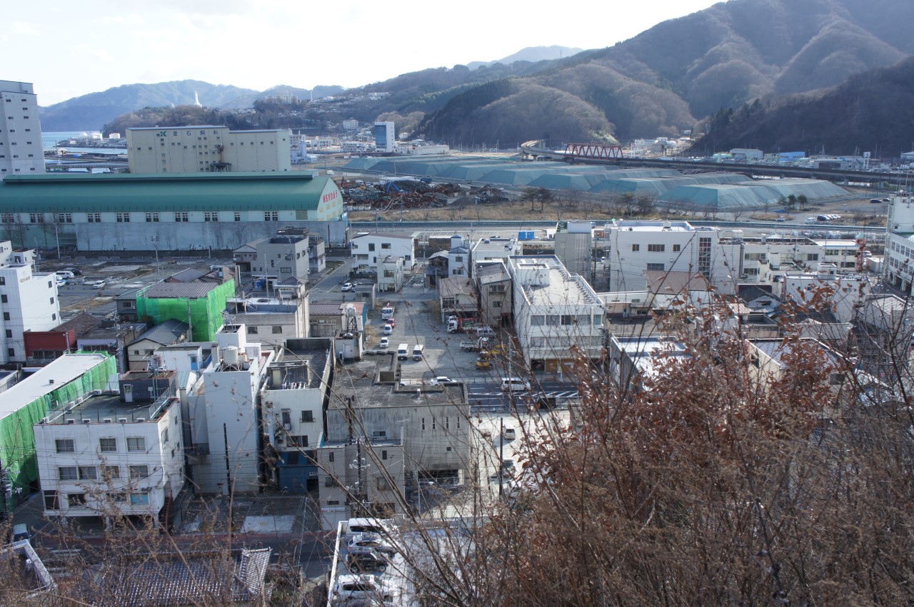 Stadtansicht Kamaishi 2011