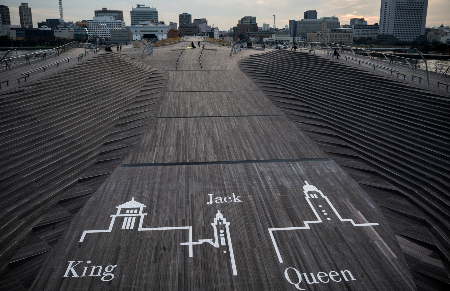 Yokohama Bay Area: King, Jack, Queen Illustration